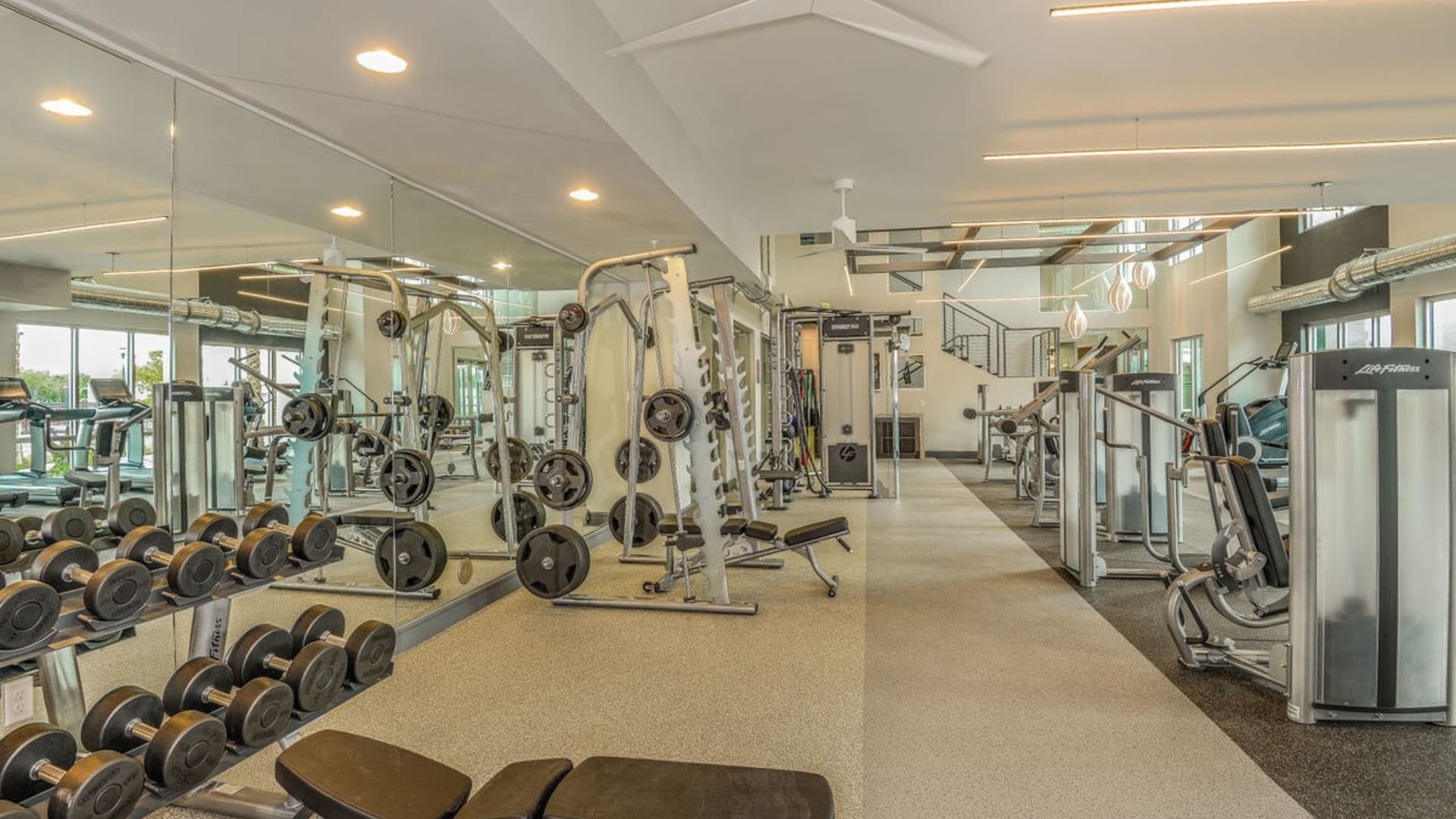 Gym at Grady Square Apartments (2 of 2)