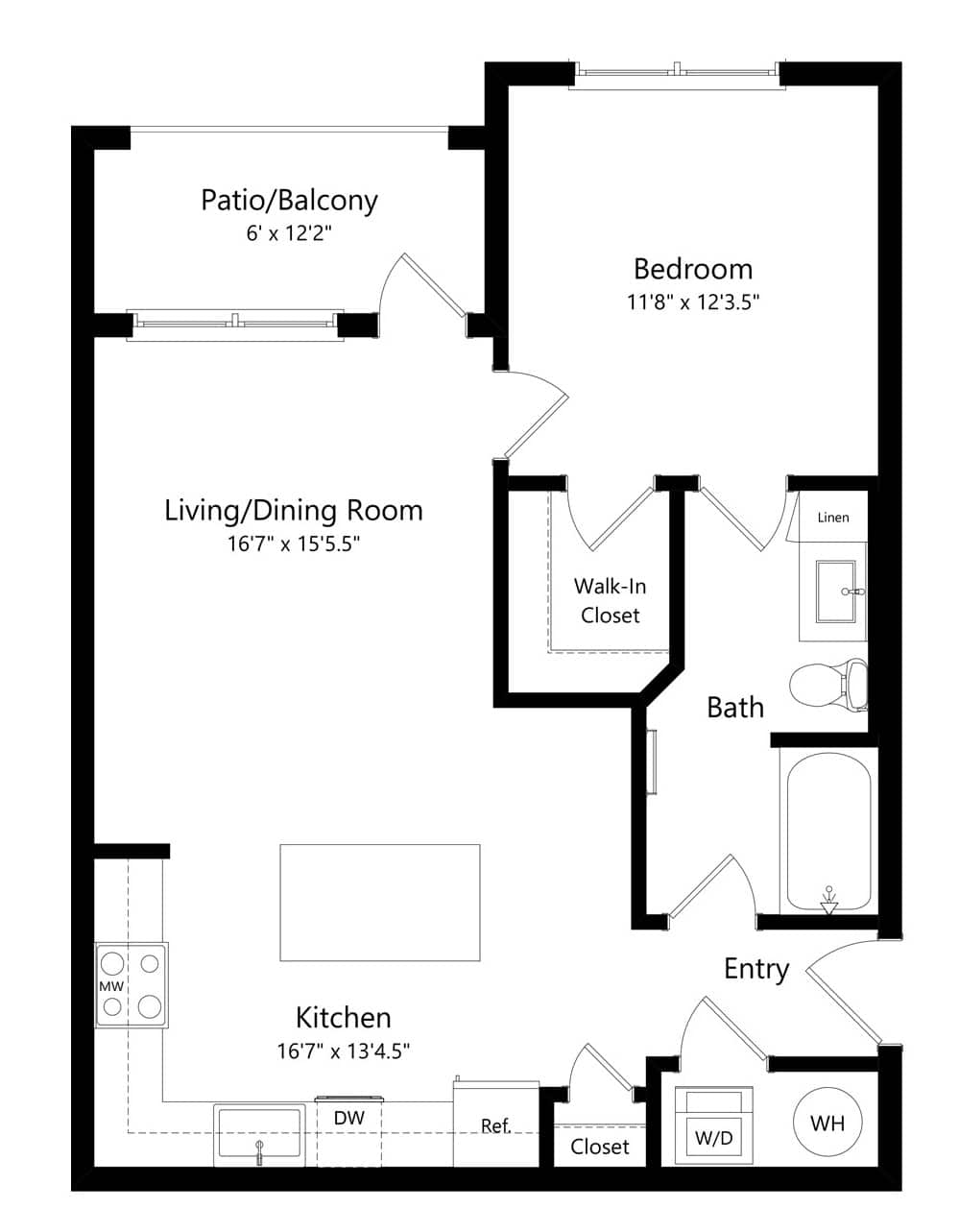 BRIELLE A1 floor plan