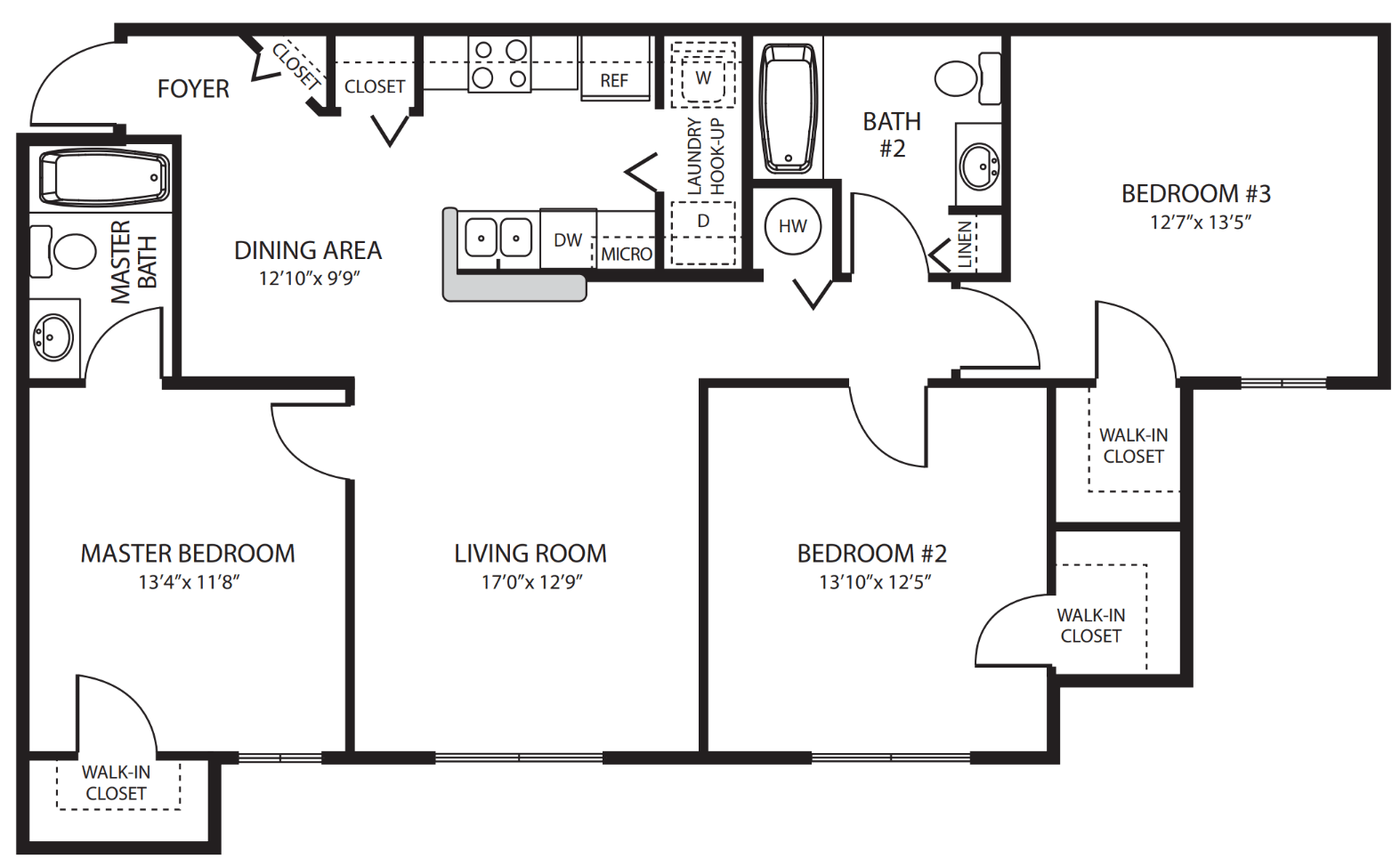 3x2 floor plan