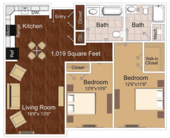 THE OASIS floor plan