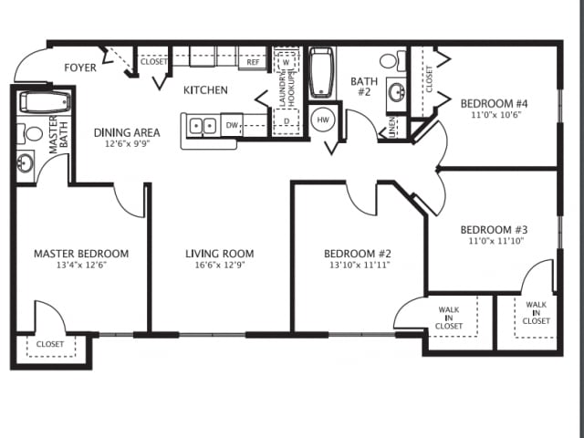 3x2 floor plan