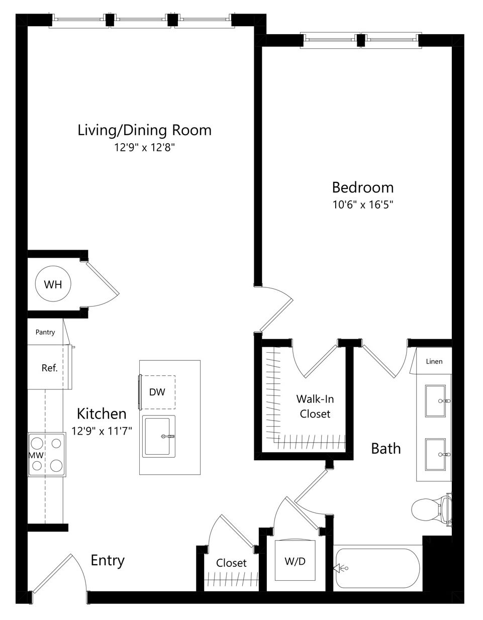 A2 floor plan