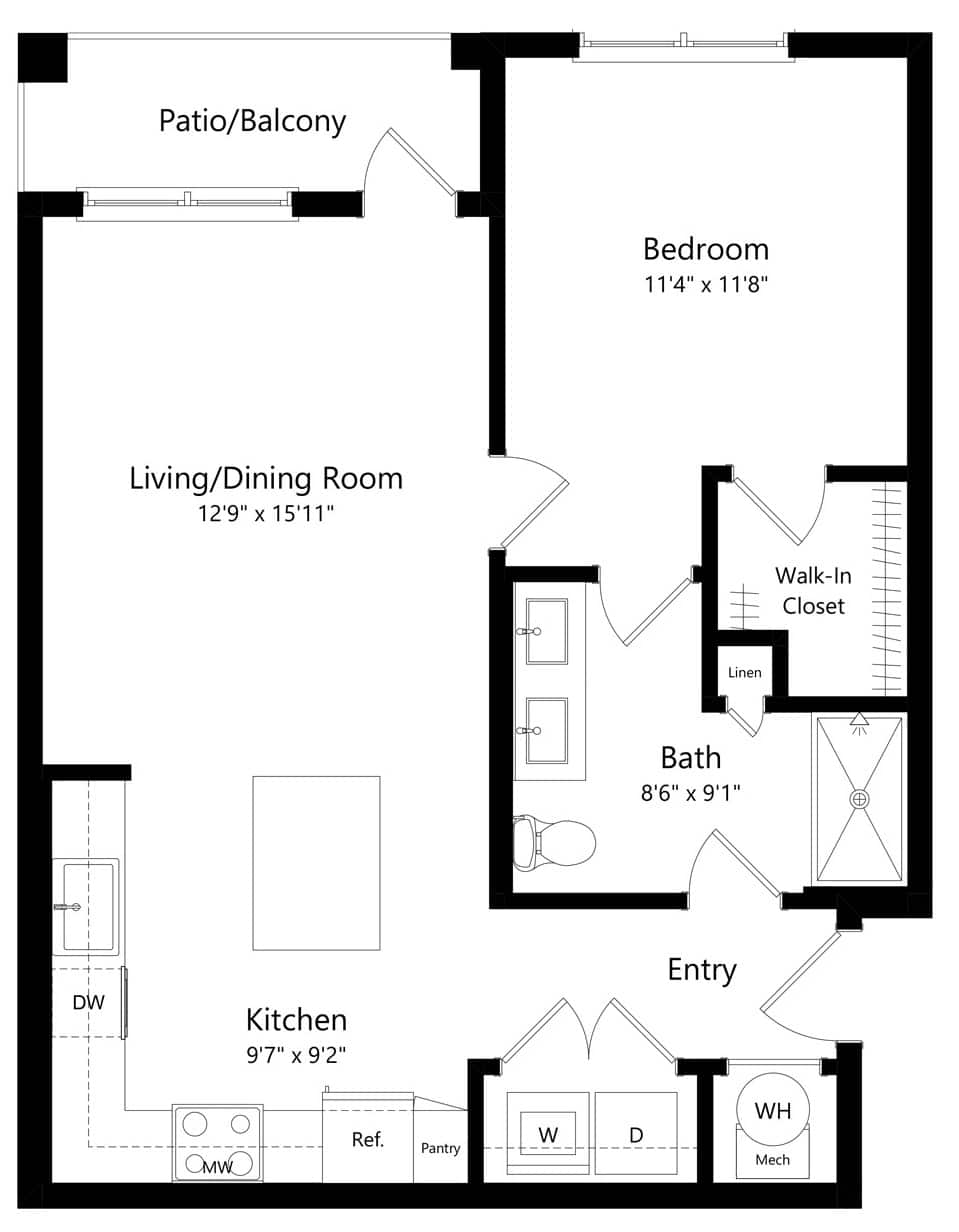A1 floor plan