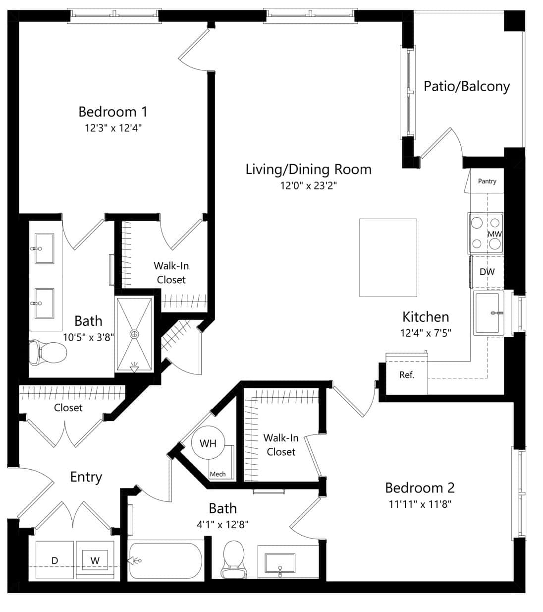 B4 floor plan