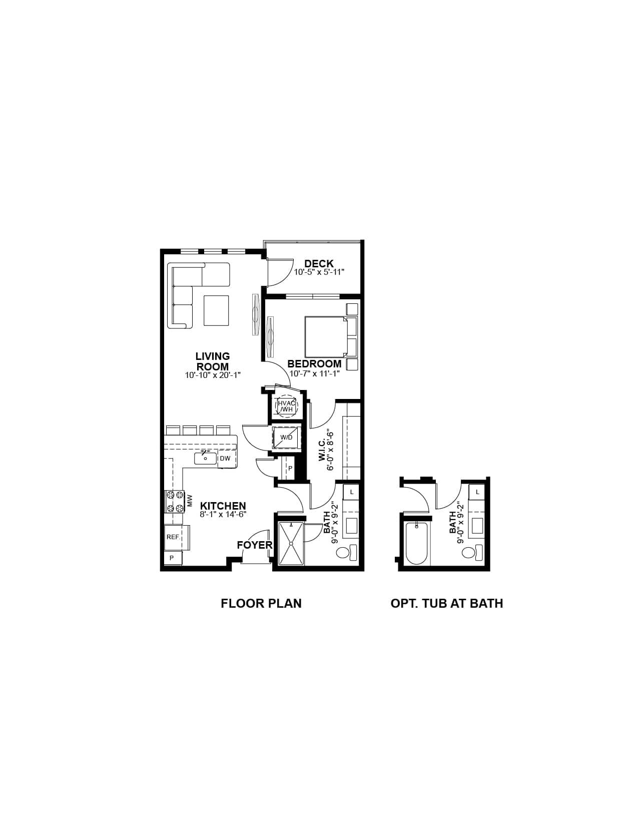 A2 floor plan
