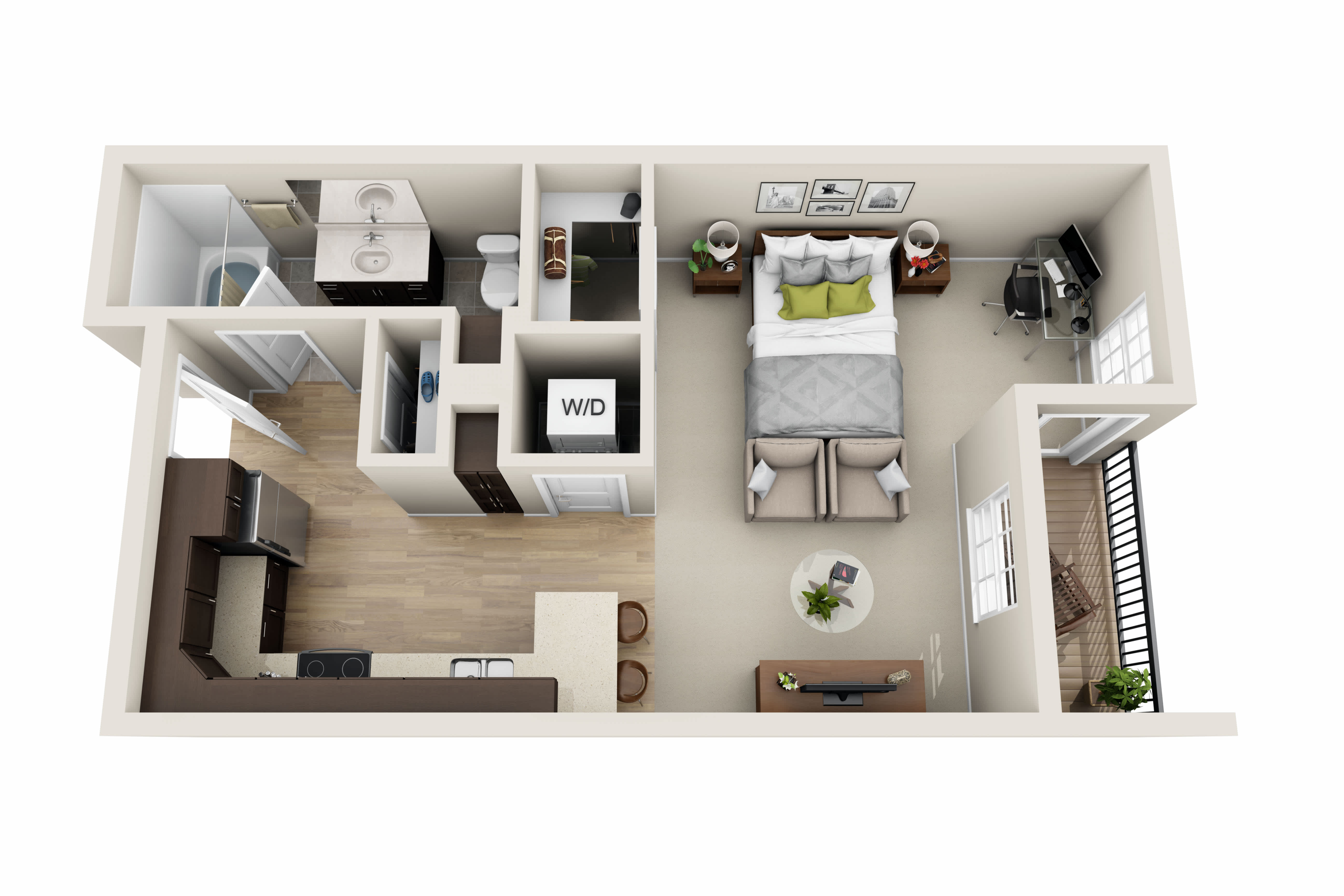 Cardinal Point Apartments S3 floor plan