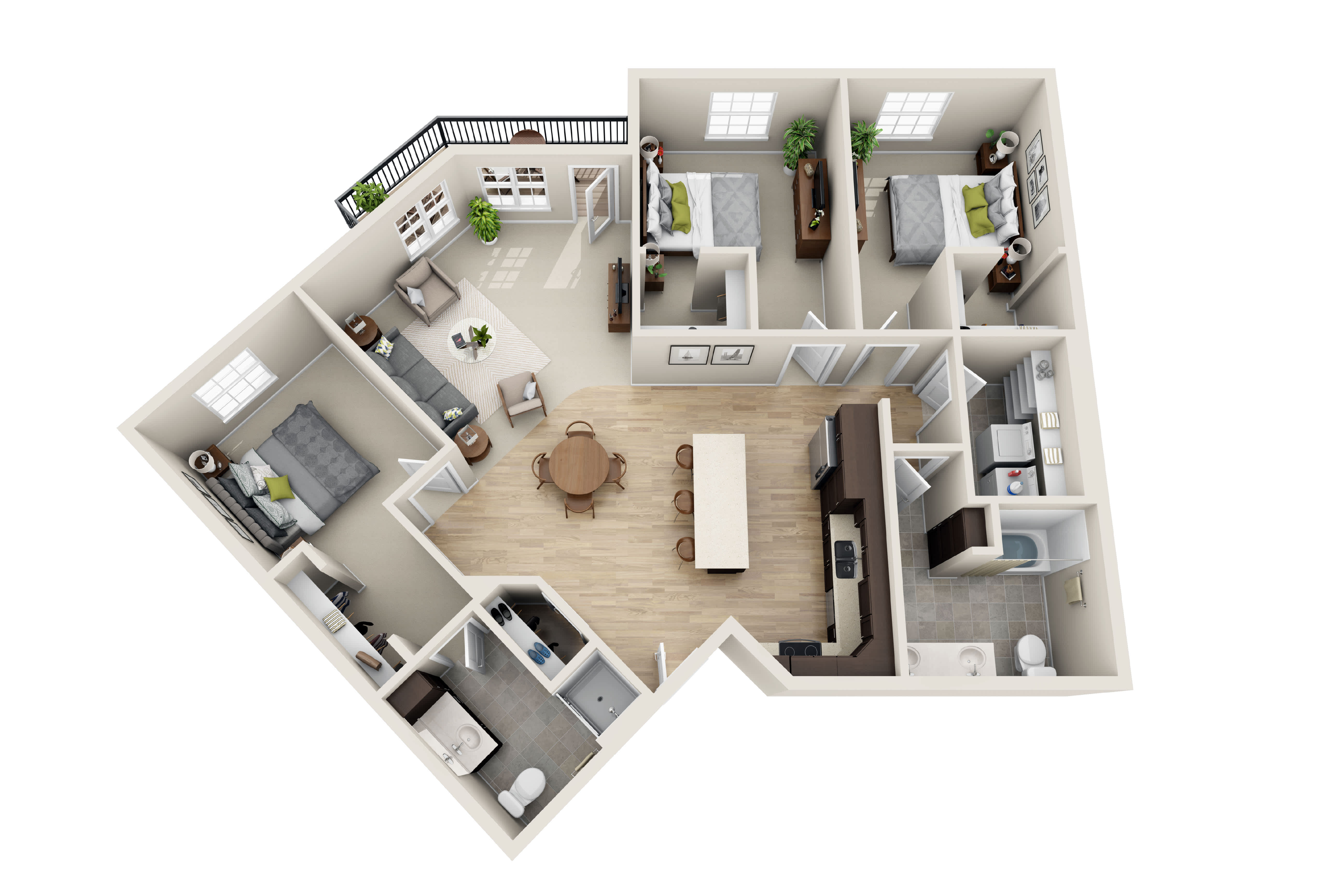 Cardinal Point Apartments C5 floor plan