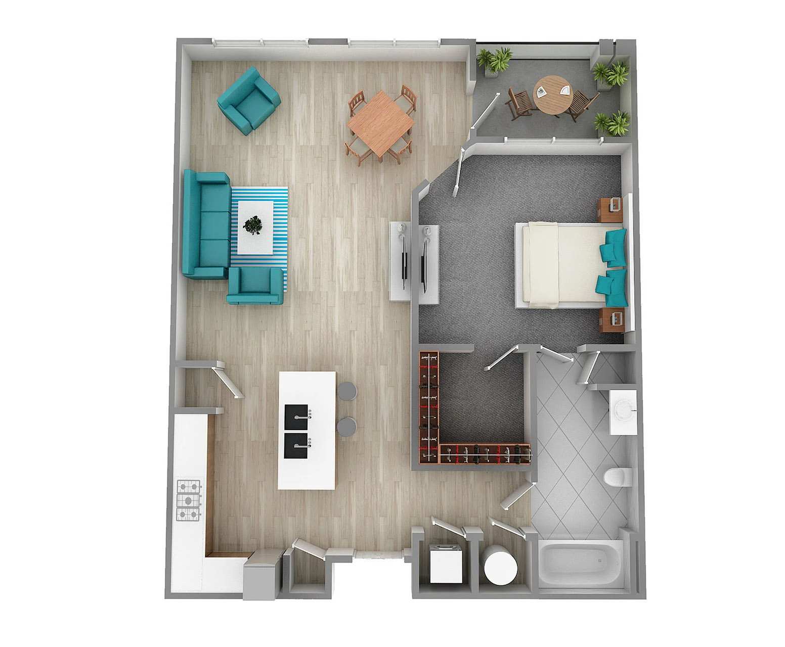 A1 floor plan