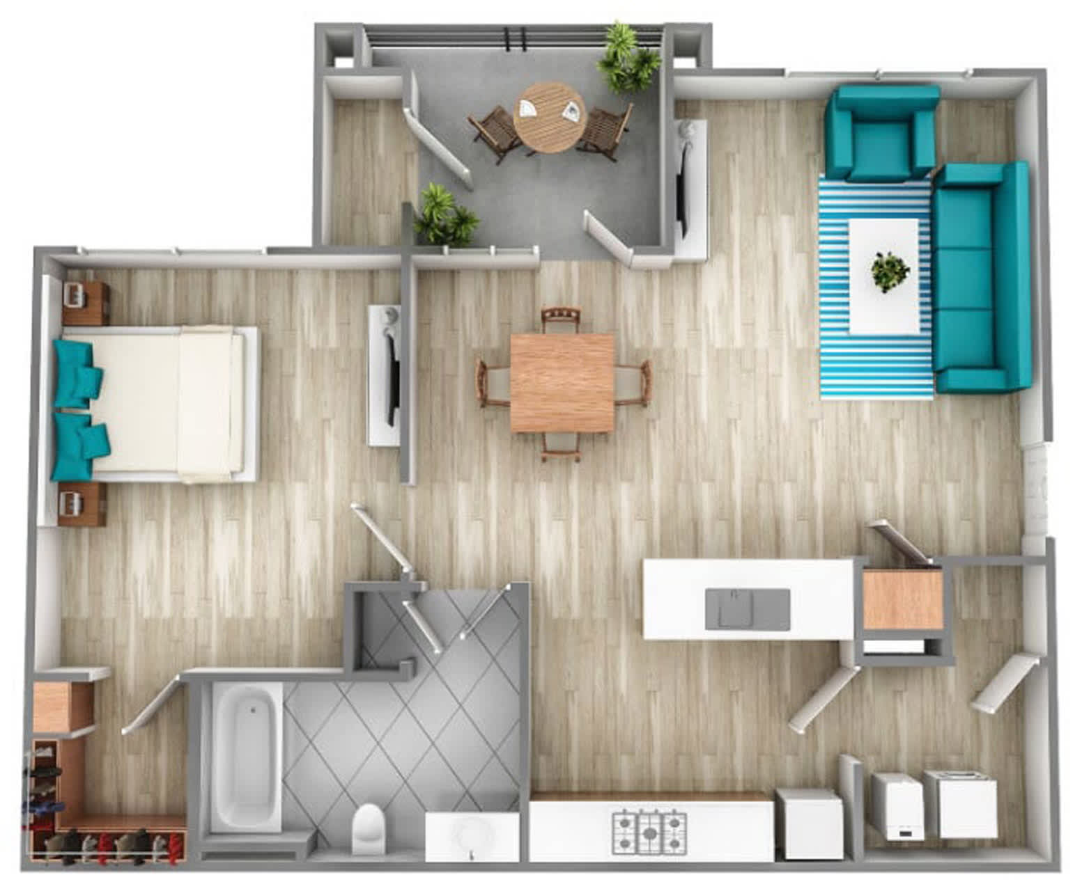 A2 floor plan