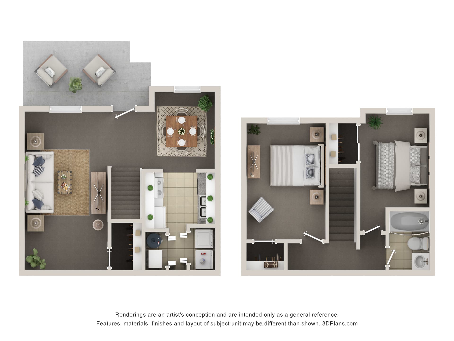 B2 Townhome - Ridgeline floor plan