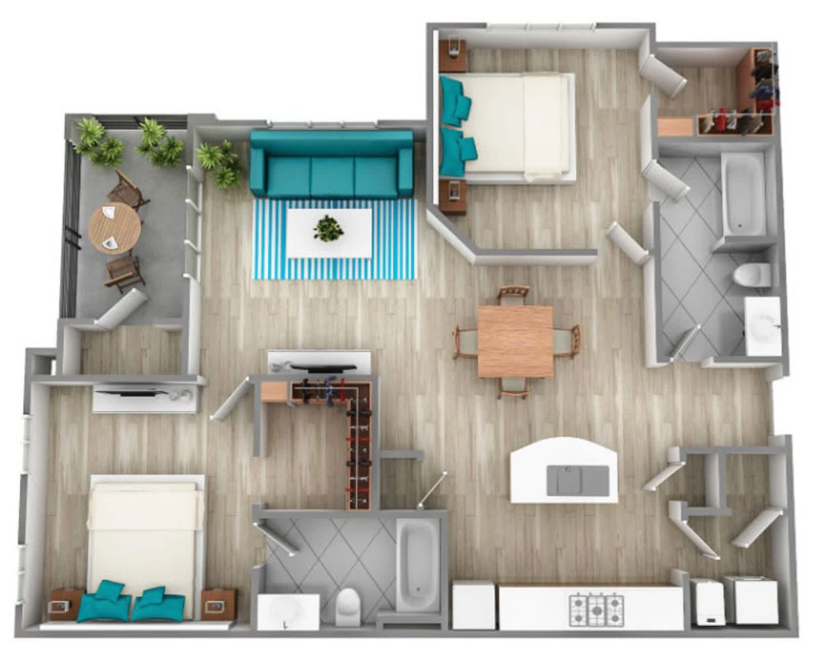 B2 floor plan
