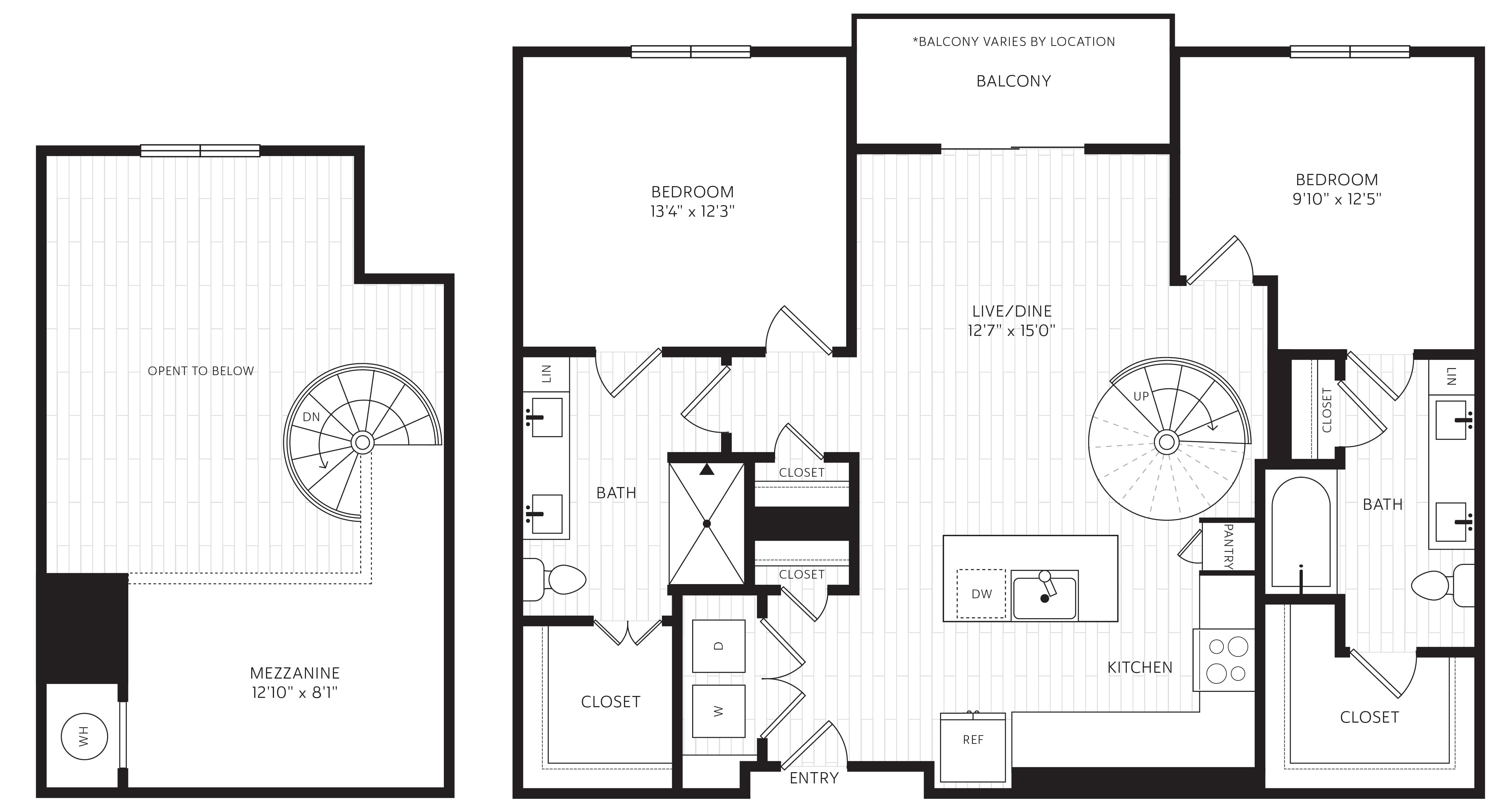 B2 Loft floor plan