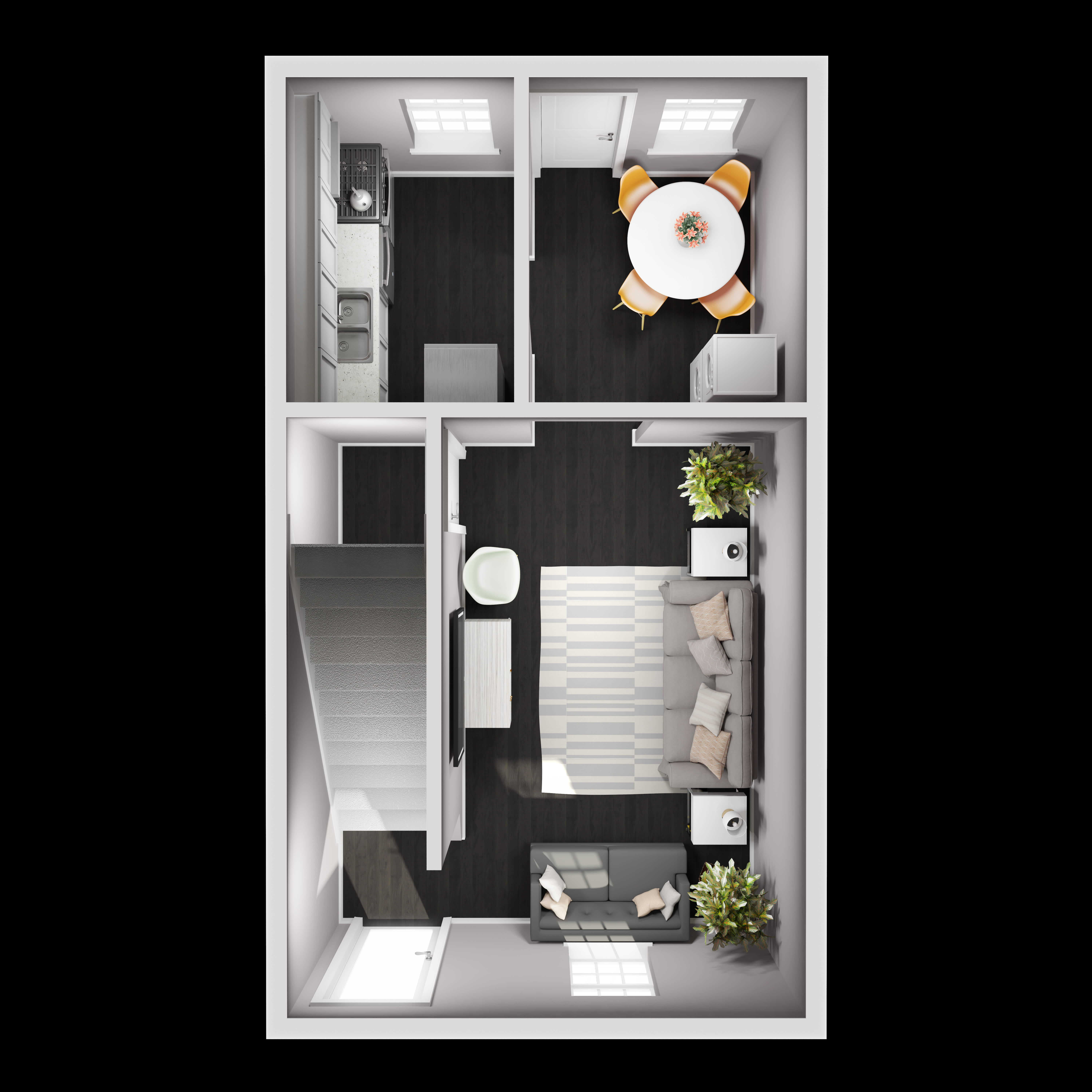 2BR Townhouse  / Phase 3 floor plan