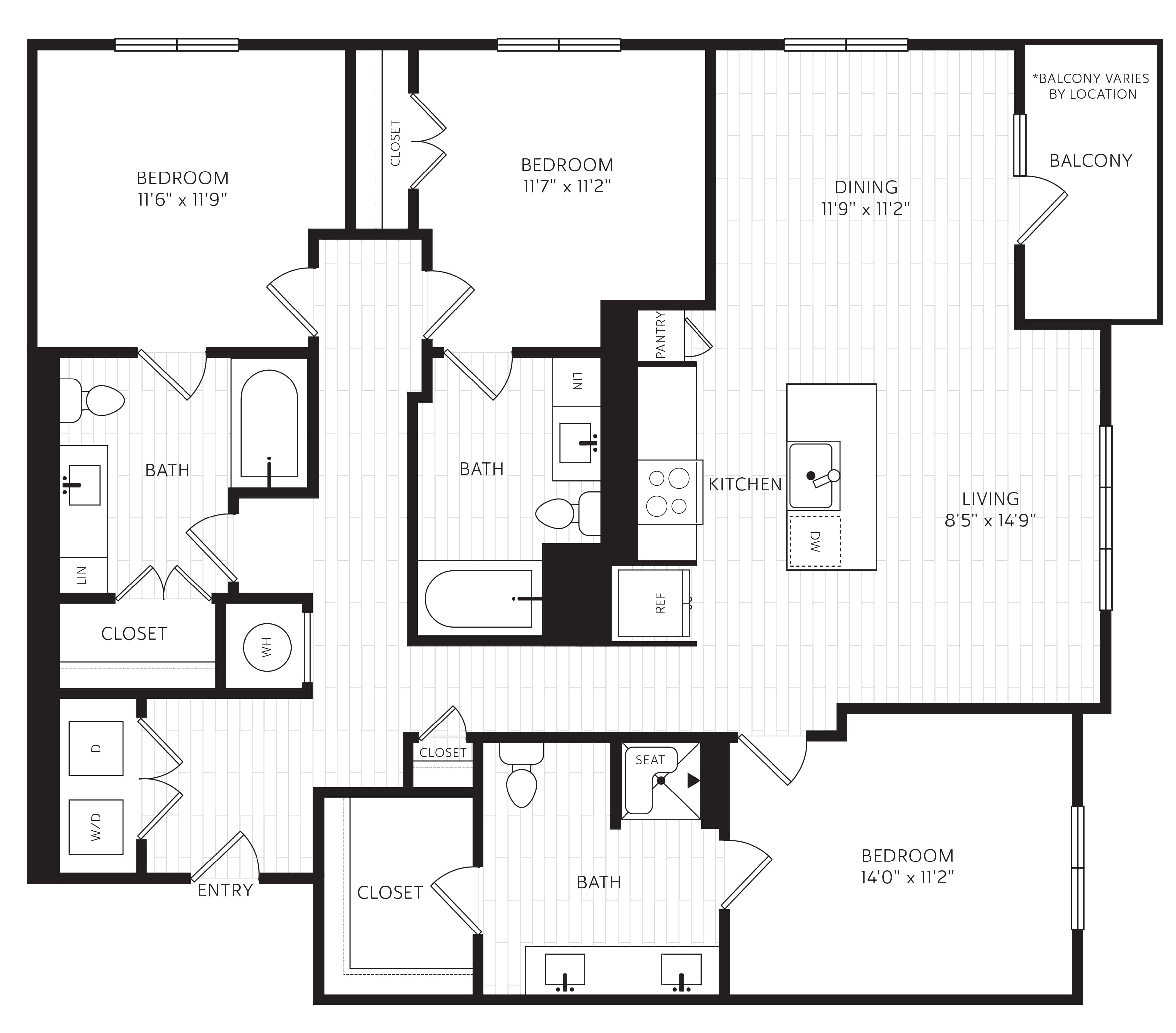 C3 ANSI floor plan