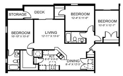 The Cardinal floor plan