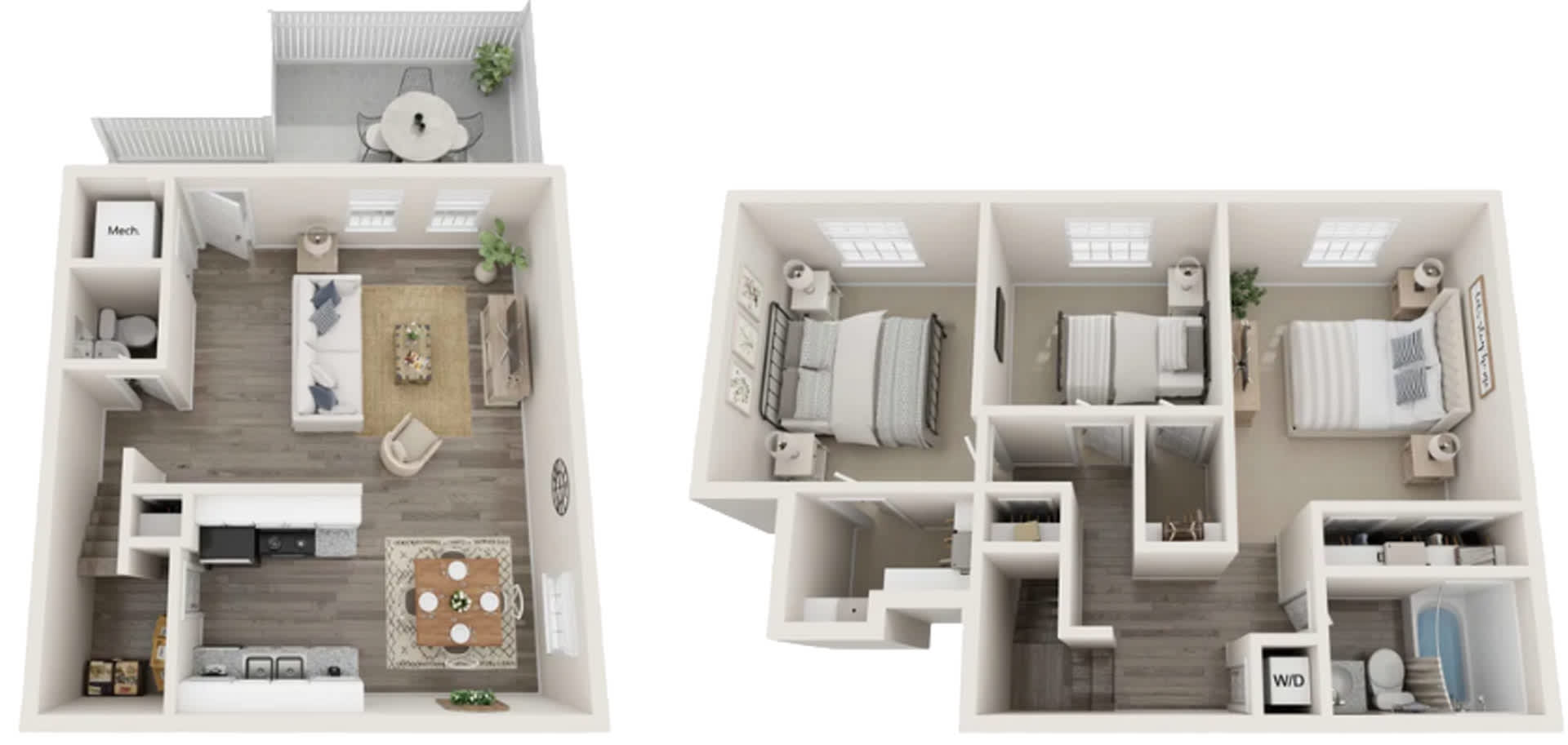 The Dogwood Townhome floor plan