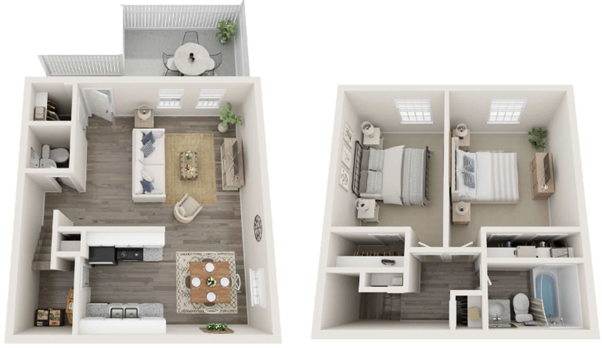The Aspen Townhome floor plan