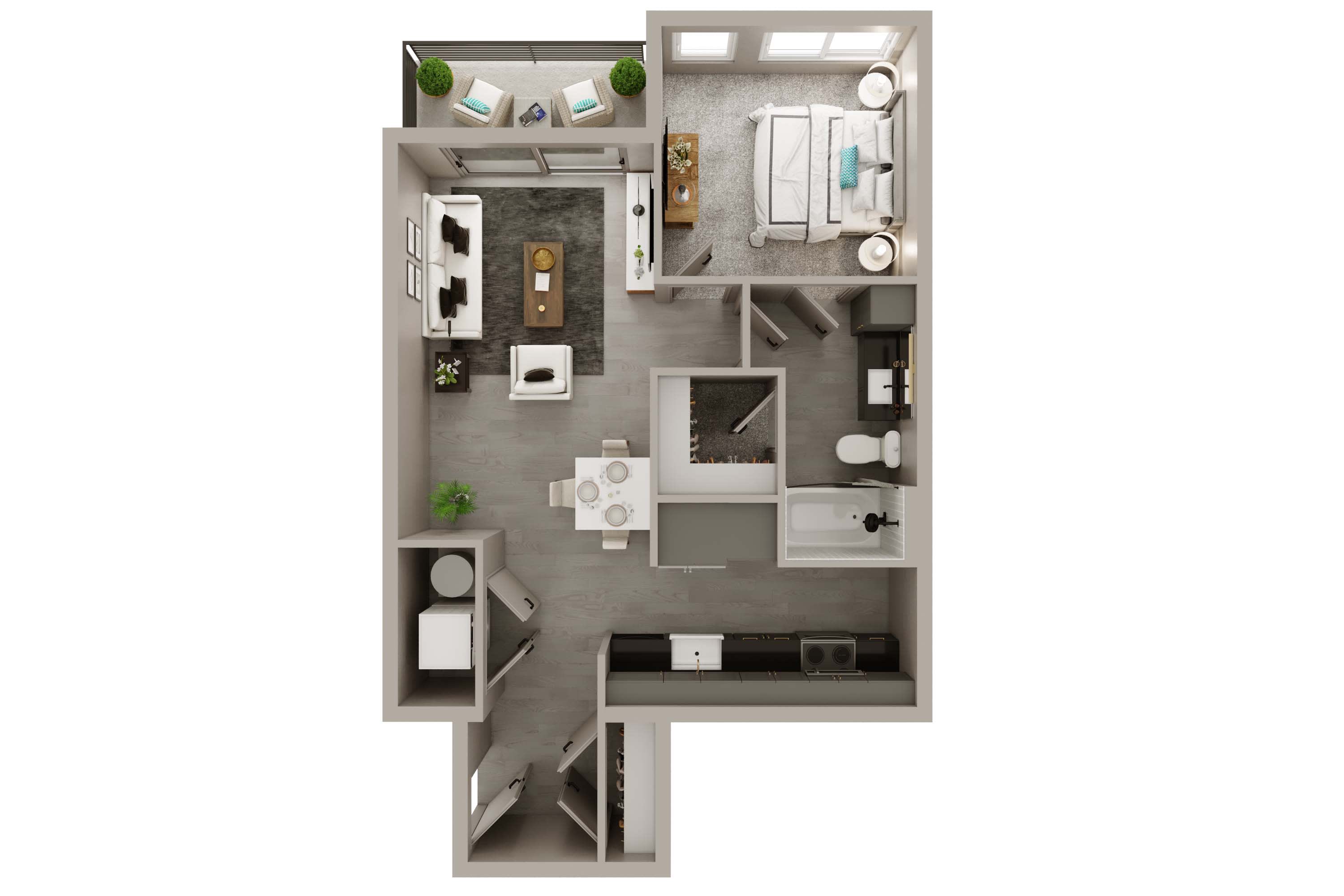 A2 floor plan