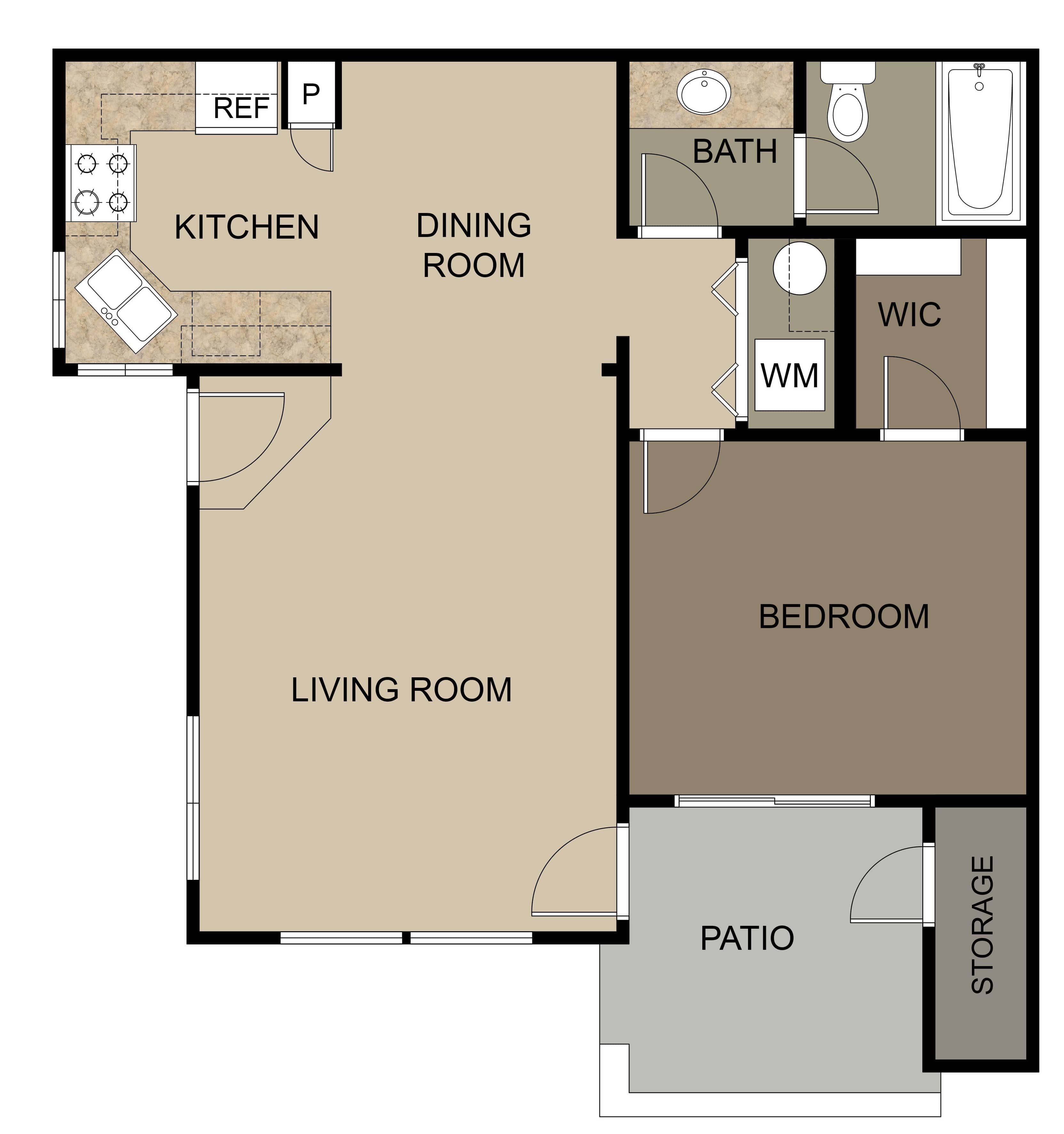 A2 floor plan