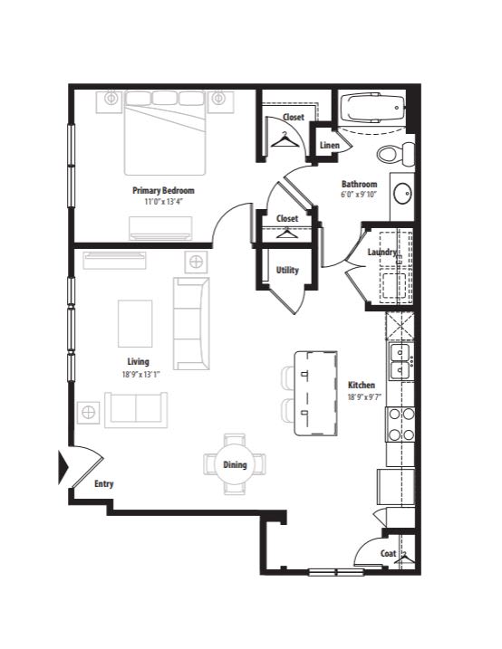 A2 floor plan