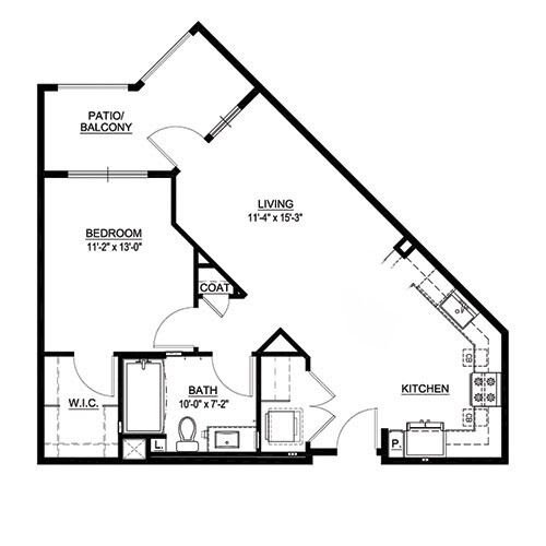 A2 floor plan