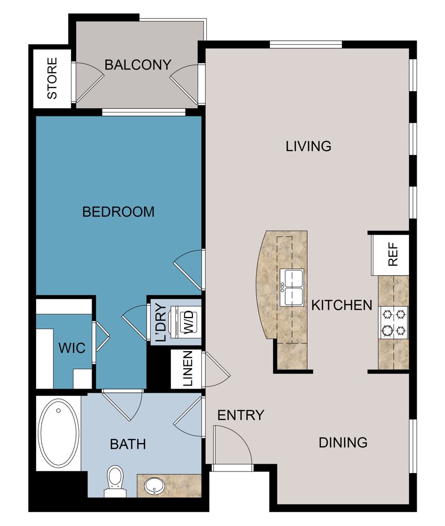 A2 floor plan