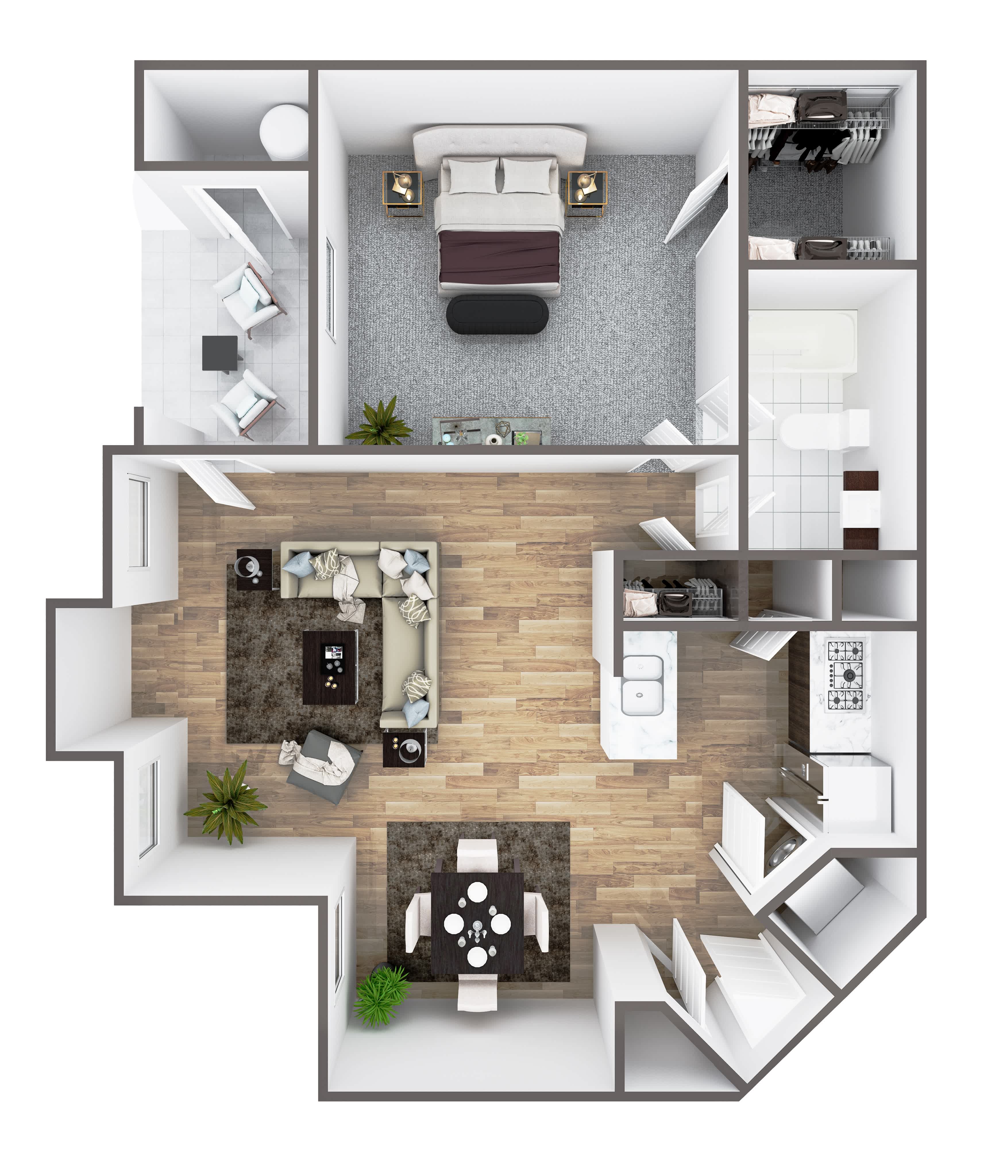 A2 floor plan