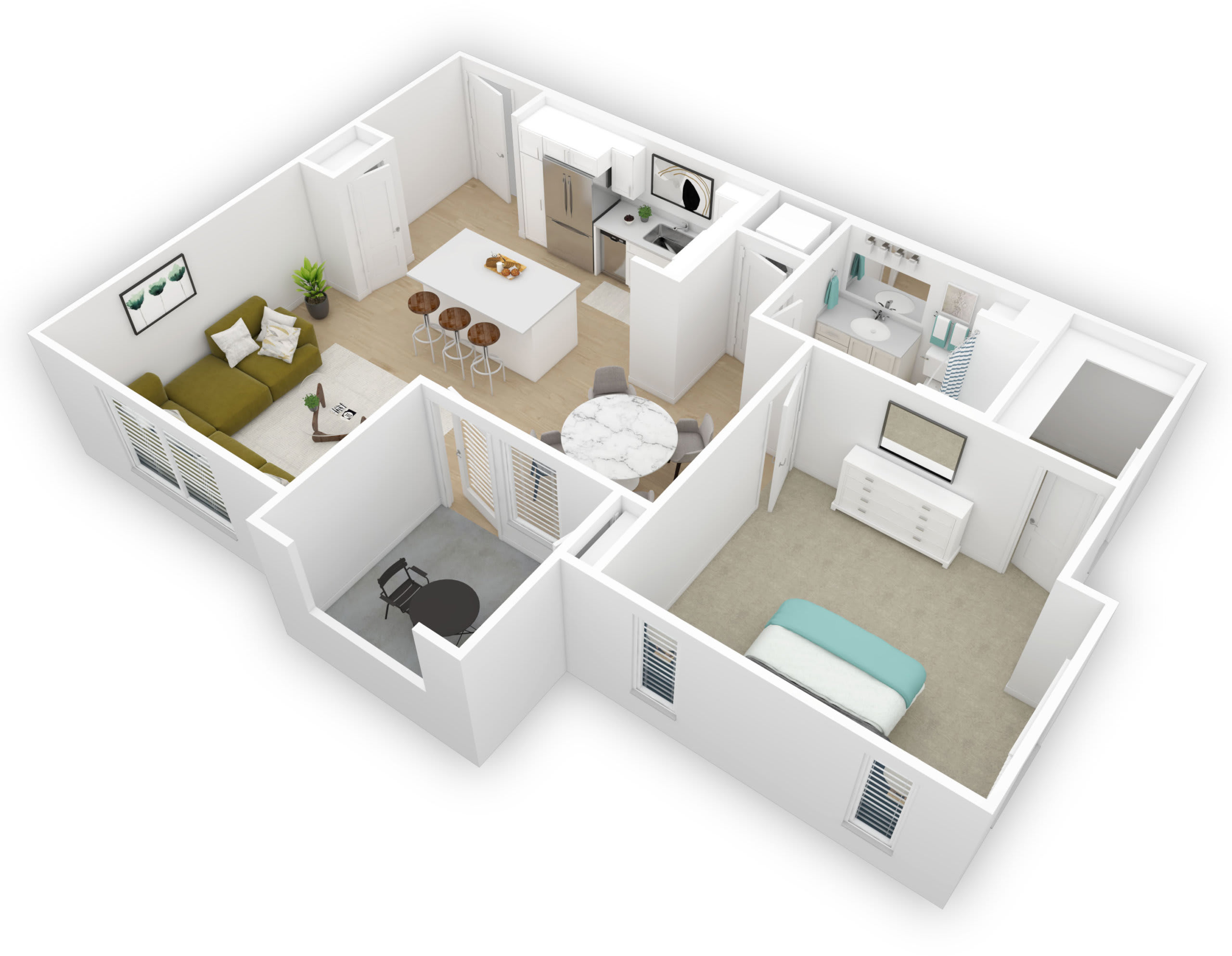 A2 floor plan