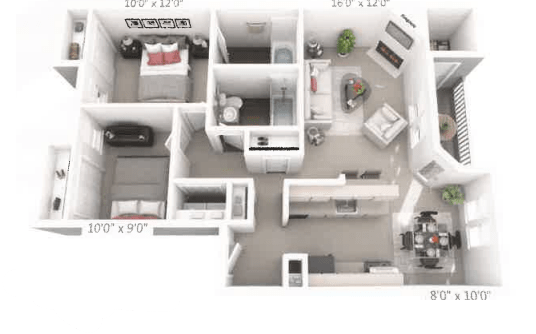 B2 floor plan