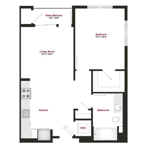 A2 floor plan