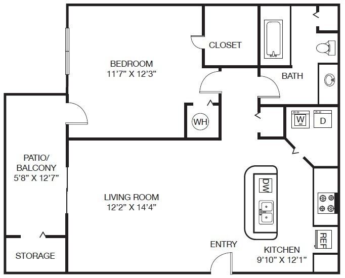 The Birkdale (A1) floor plan