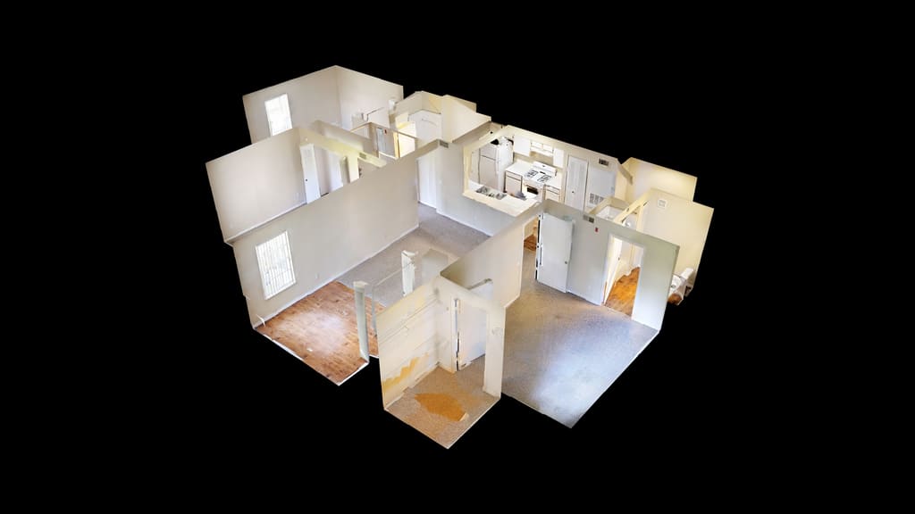 Three Bedroom Two Bath floor plan