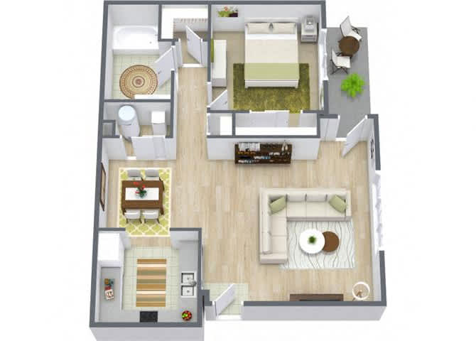 #E-303 floor plan