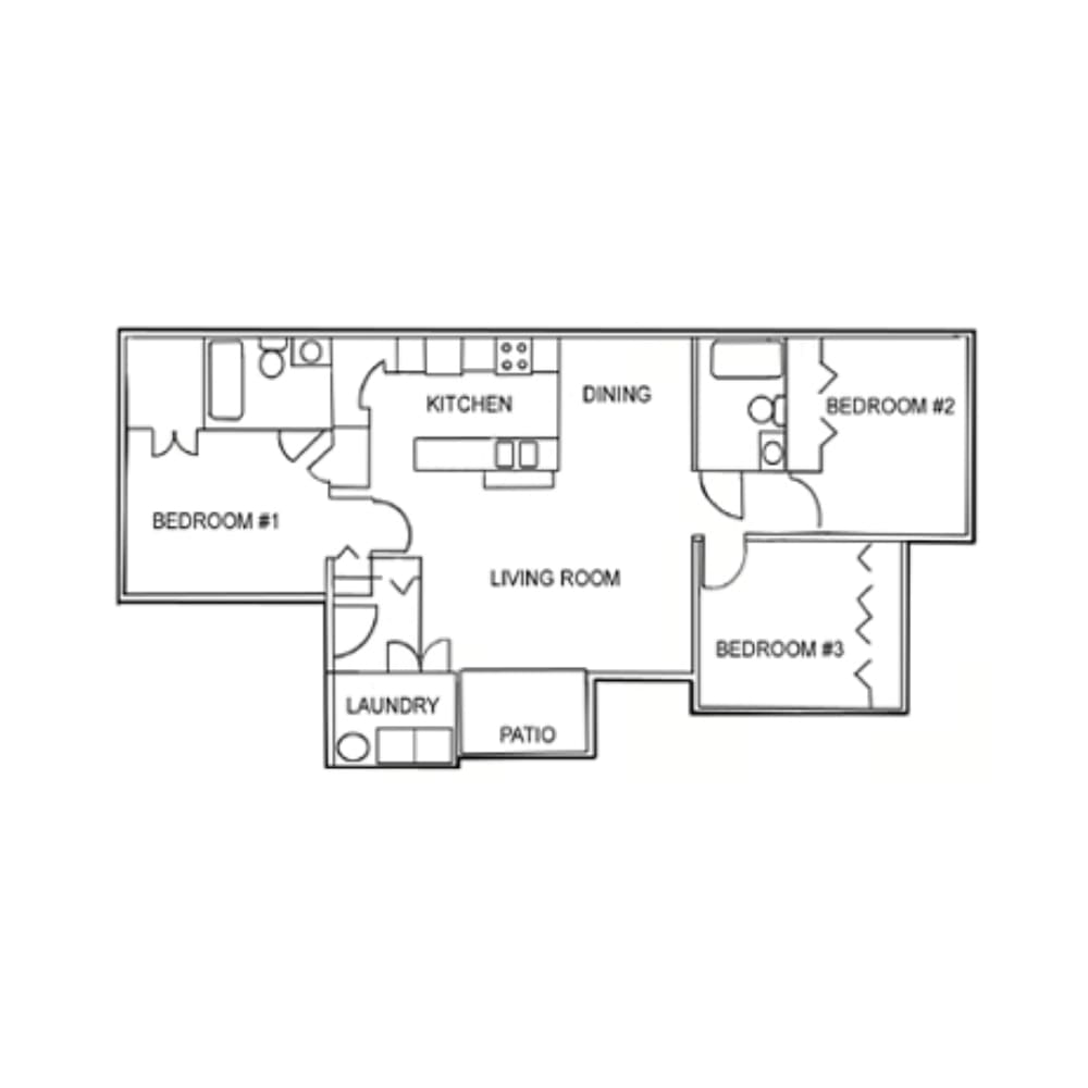 #E-204 floor plan