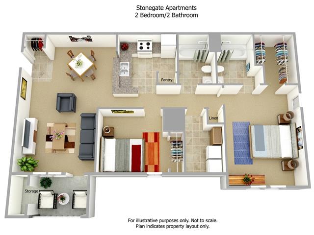 #D14304 floor plan