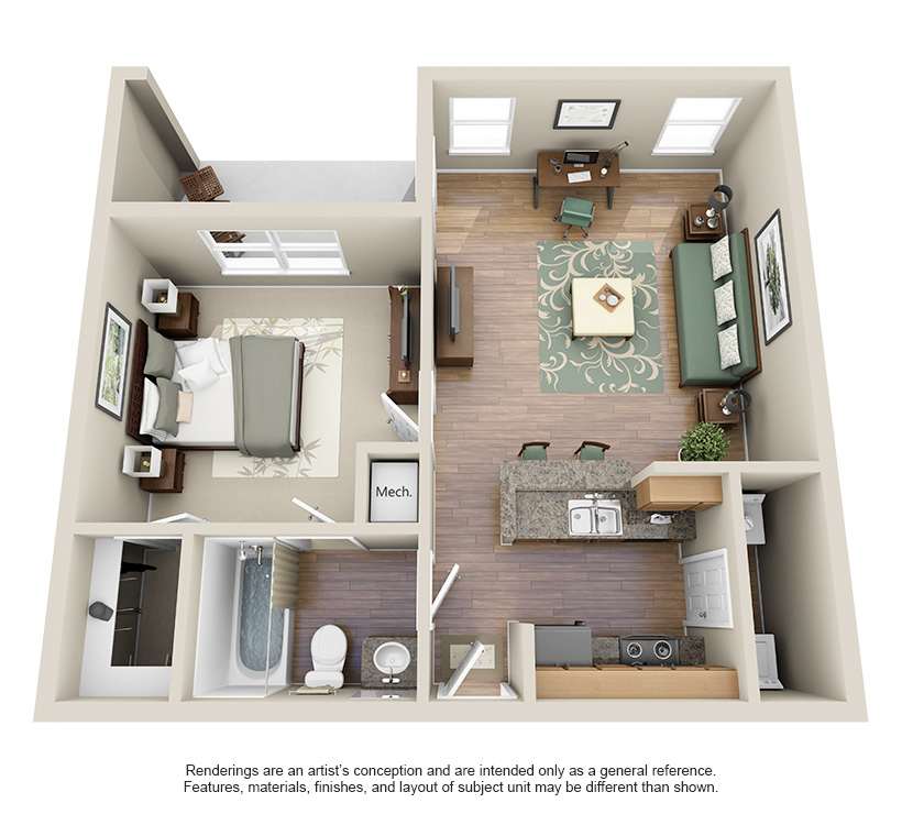 A1 floor plan