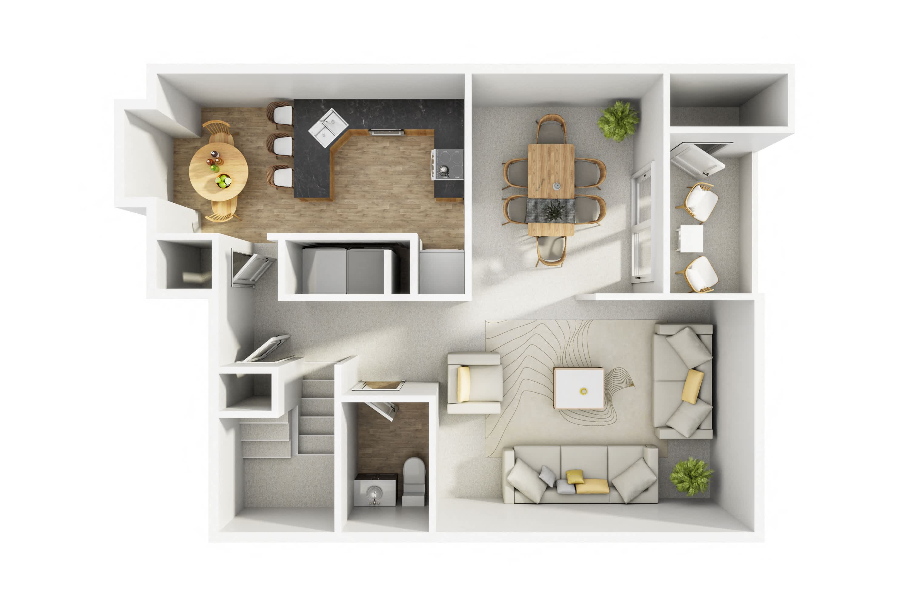 Townhouse floor plan