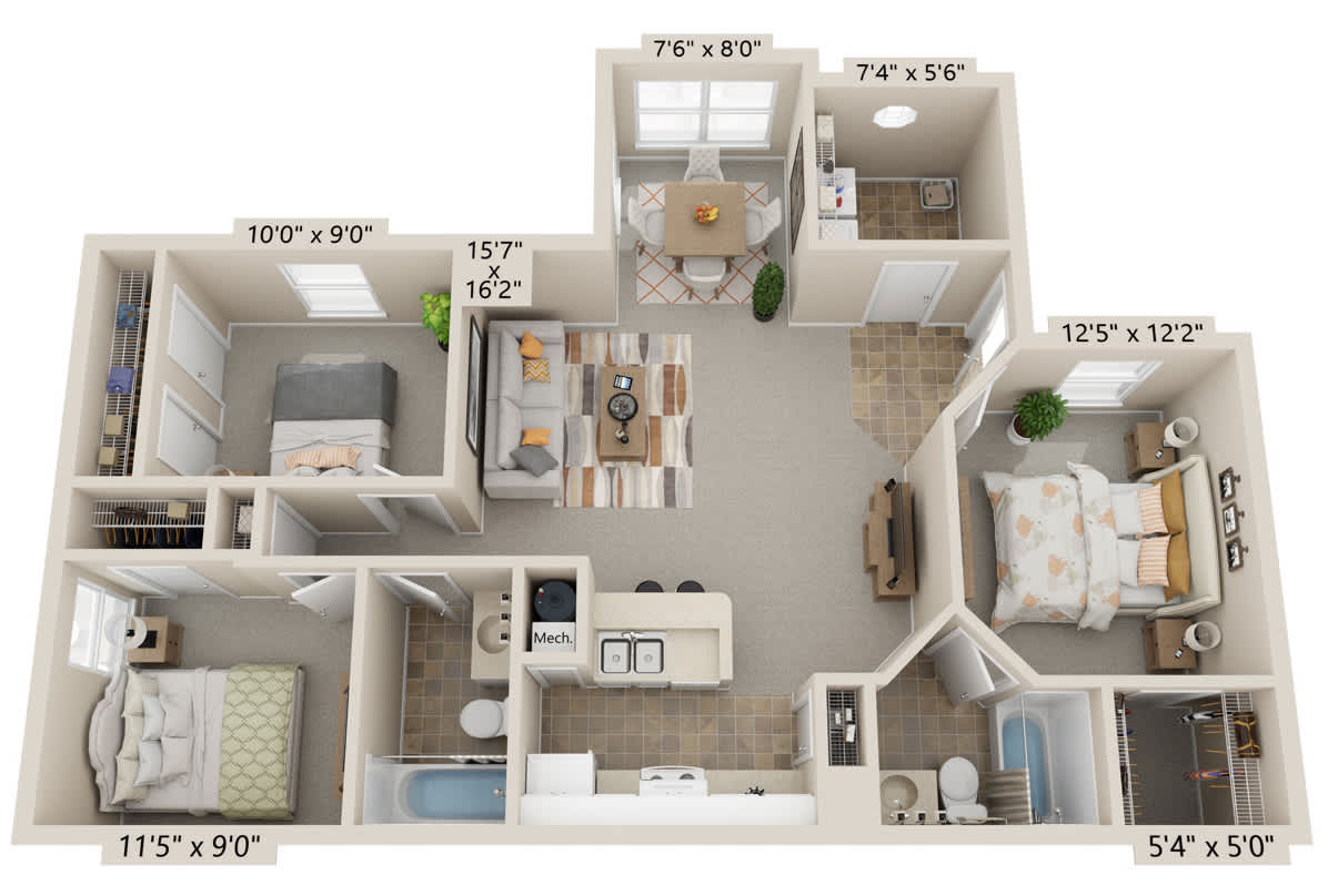 C1 floor plan