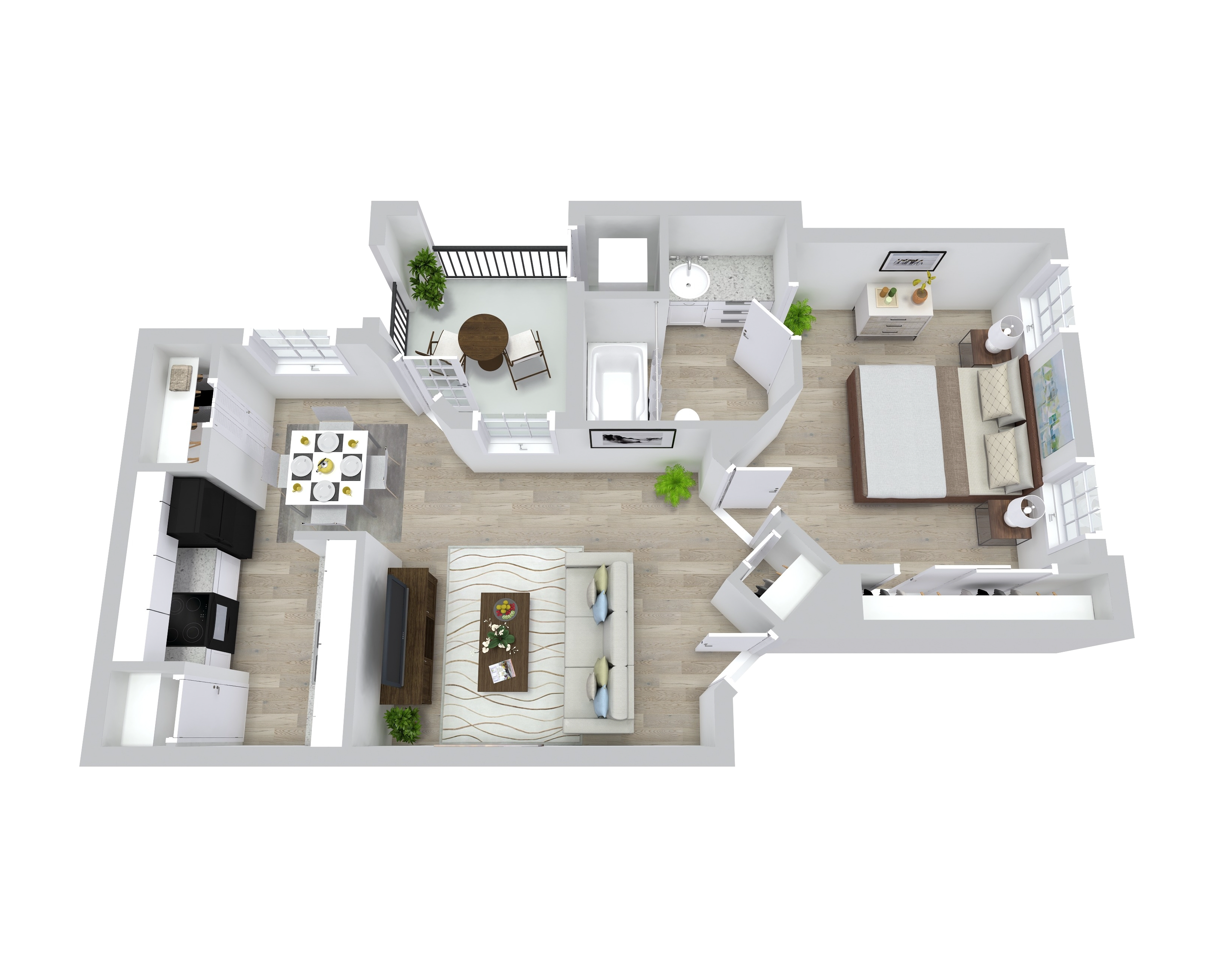 A1 floor plan