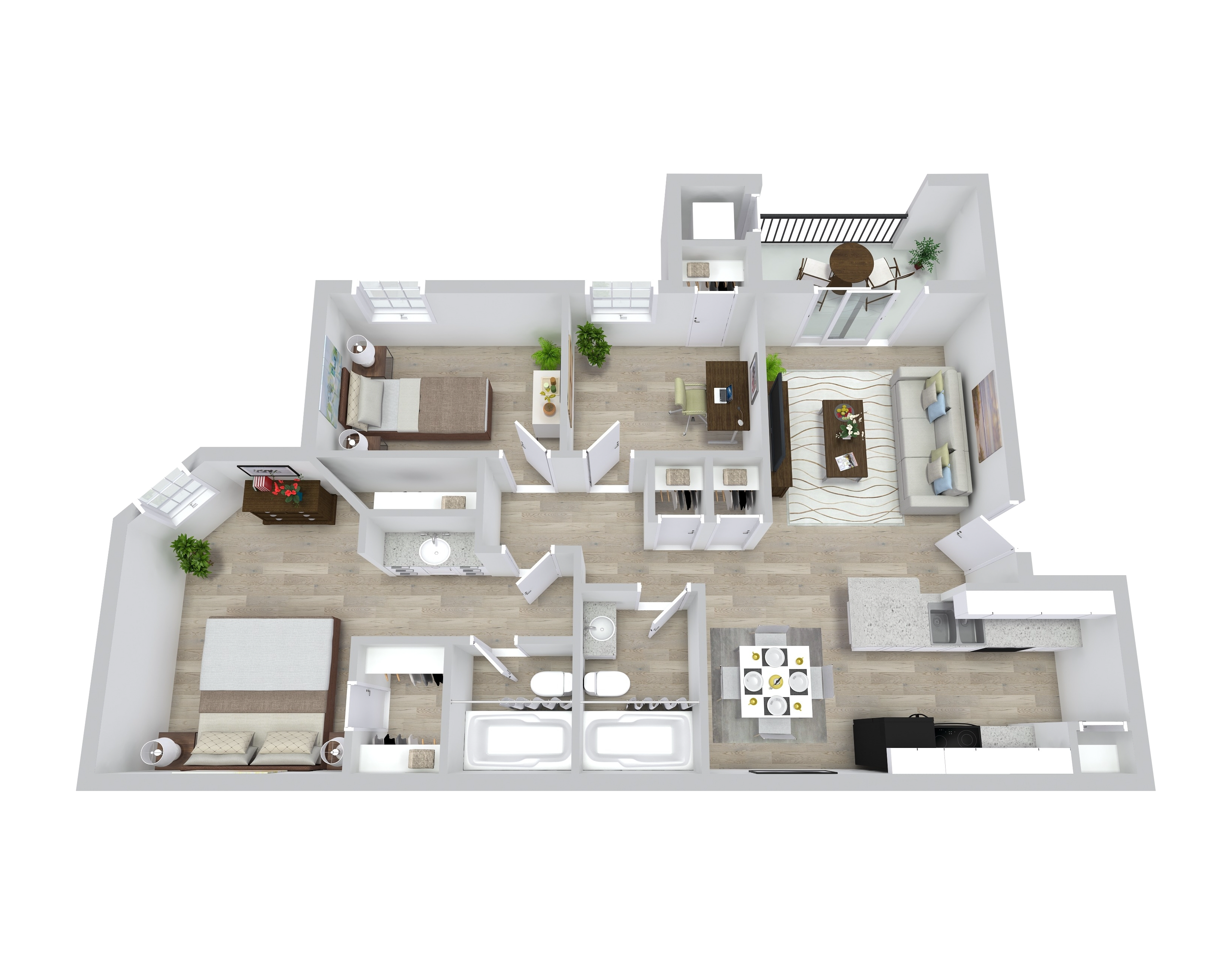 B2 floor plan
