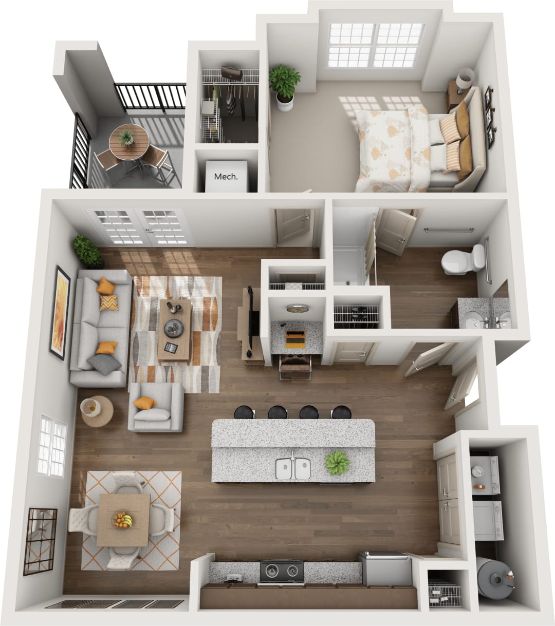 A1 floor plan