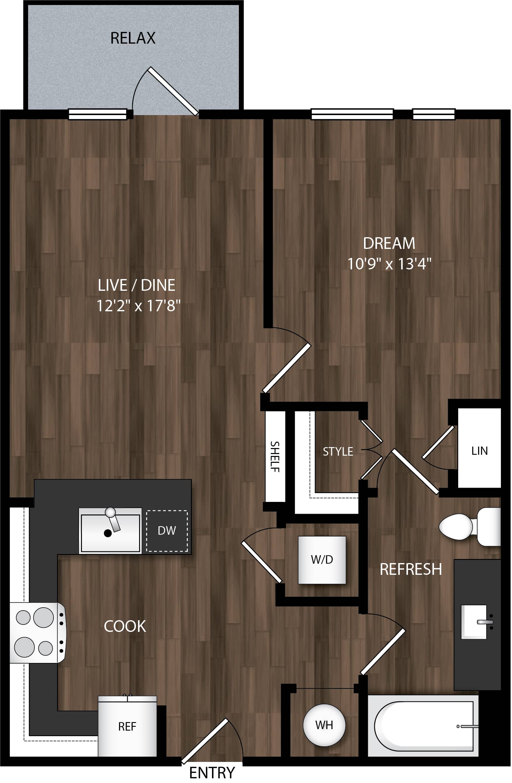 A1 floor plan