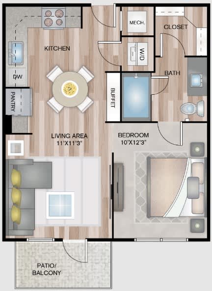 A1 floor plan