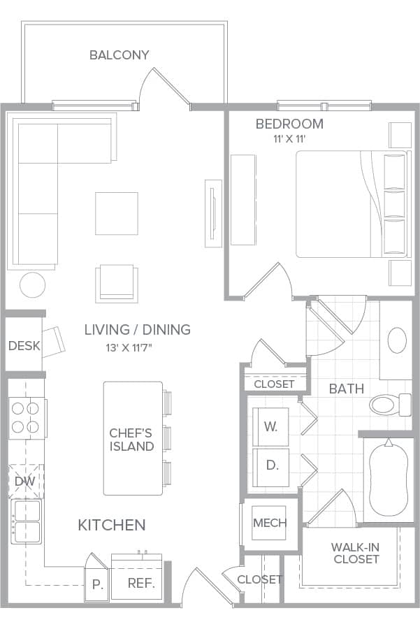 A2 floor plan