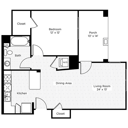 A2 - Town Center floor plan