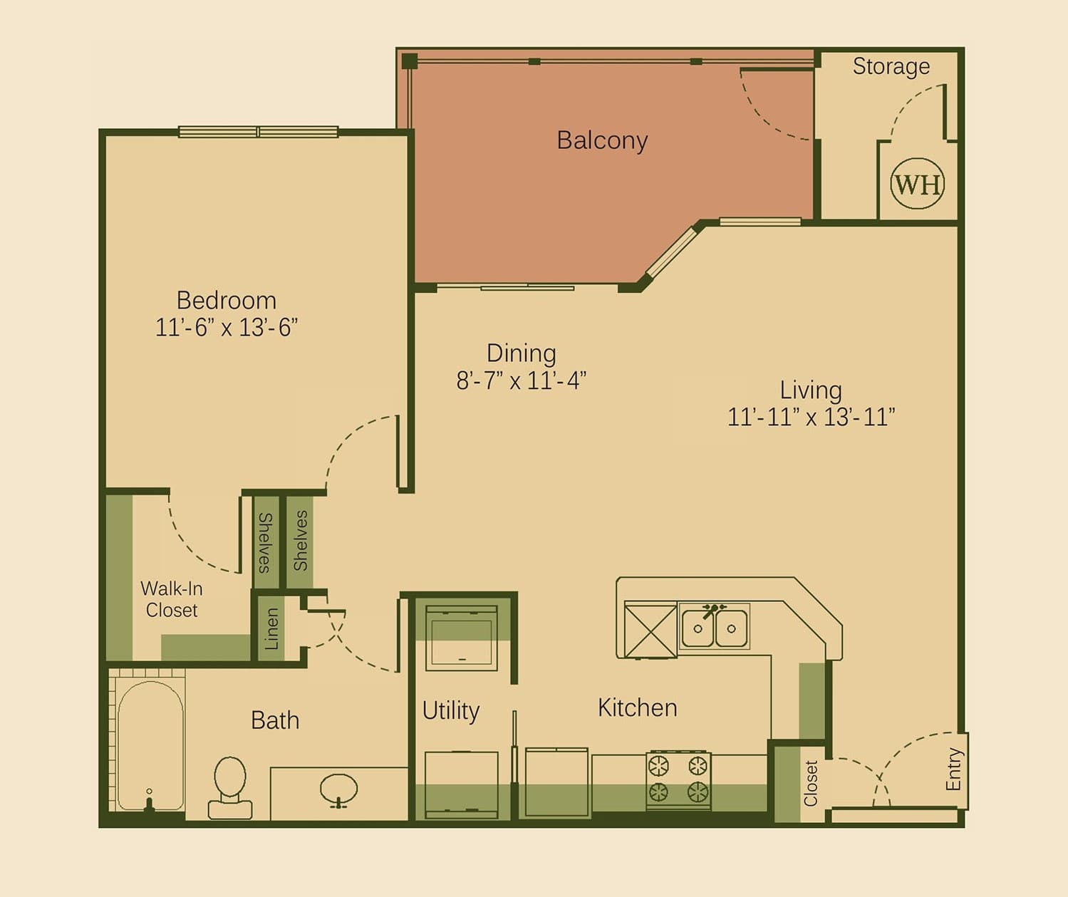 A2 floor plan