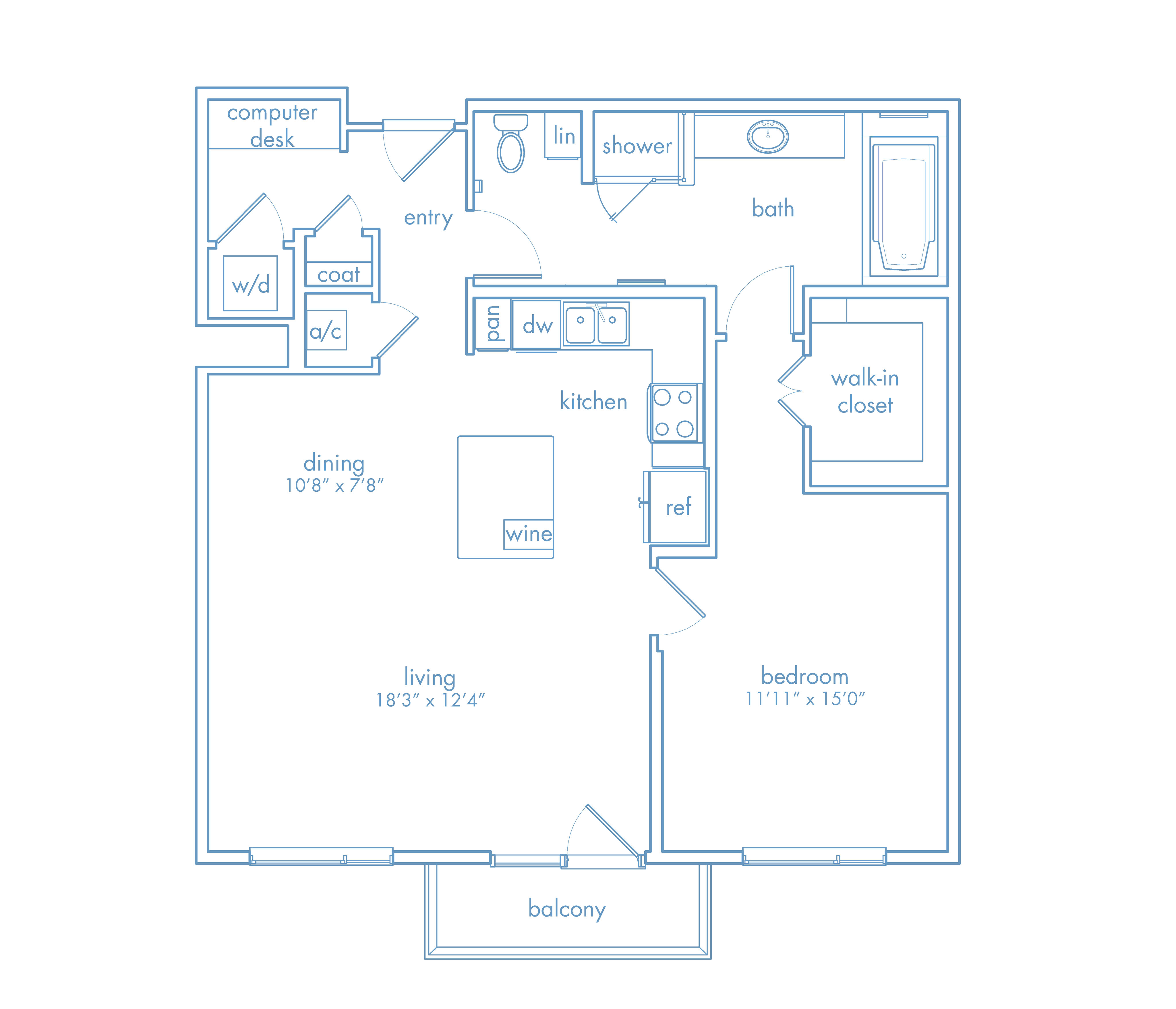 A2 floor plan