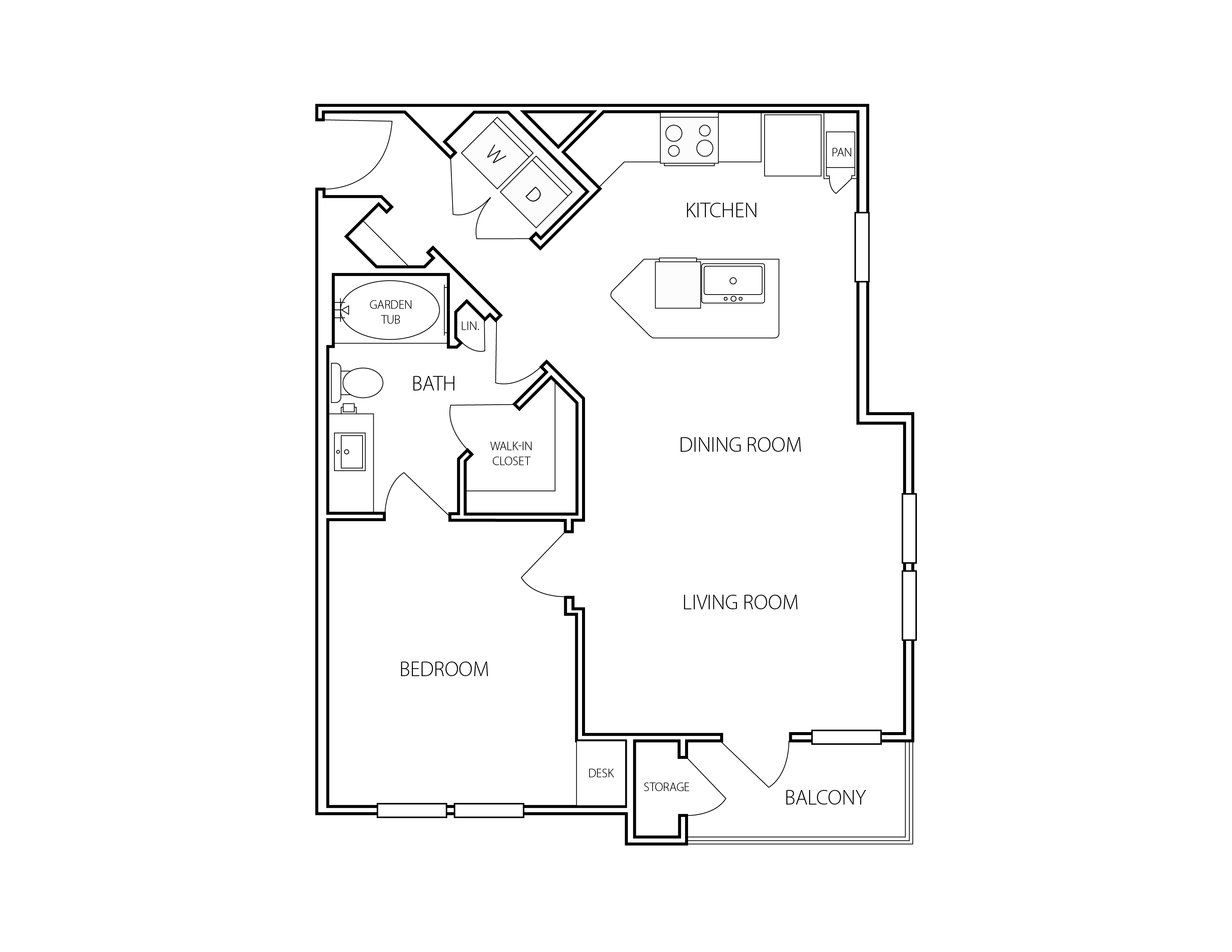A2 floor plan