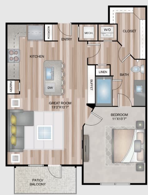 A2 floor plan