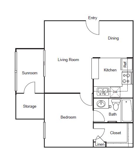 A2 floor plan